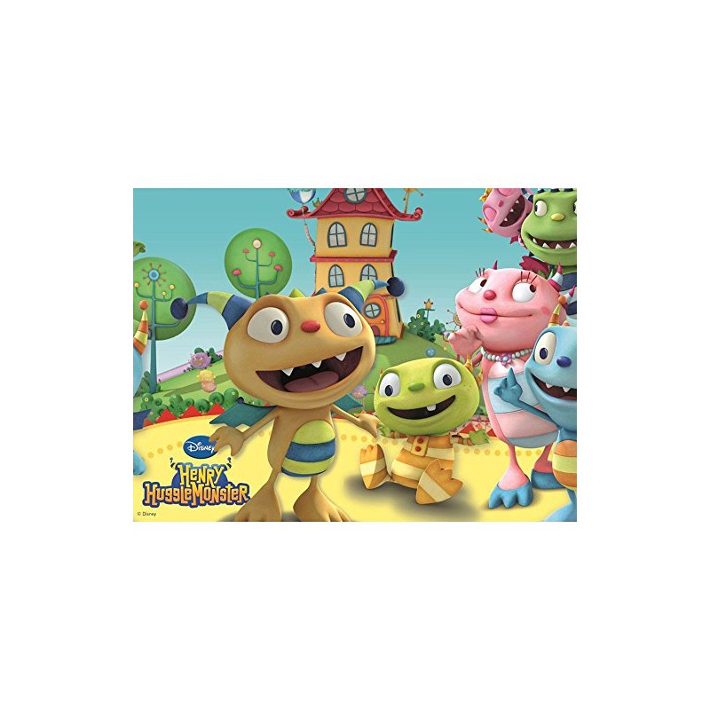 Unique Party 71754 - Plastic Henry Hugglemonster Tablecloth, 1.8m x