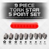 Torx Plus 5-Point Tamper-Proof Security Bits - 12Pc Torx Star