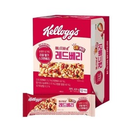 Kellogg's Energy Bar Red Berry (25g 12 packs) 1 - Kellogg's Energy Bar Red Berry (35g 12 packs) 1 / 켈로그 에너지바 레드베리 (25g 12개입) 1개 - 켈로그 에너지바 레드베리 (35g 12개입) 1개