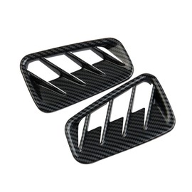 crosselec Cubierta de salida de ventilación superior de fibra de carbono para Jeep Grand Cherokee L 2021-2022 para Grand Cherokee 2022