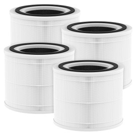 True HP-14 Replacement Filter Compatible with 240 Air Puri-fier, 3-in-1 True HEPA Filter Replacement, Grade True HP-14 with Activated Carbon Filter, 240 HP-14 Filter, 4 Pack