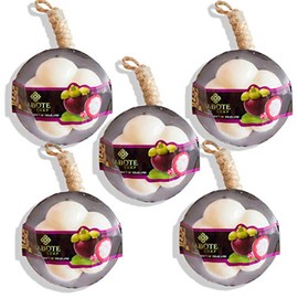 LABOTE Handmade Thai Organic Natural Soap Dragon Fruit with Typical Fragrance - Pack of 5