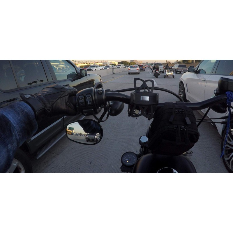 WOWTK Side Speedometer Relocation Mounting Bracket for Harley Sportster XL