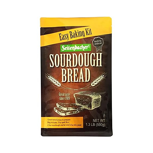 Seitenbacher German Sourdough Bread Mix, 1.3 Pound (Pack of 6)