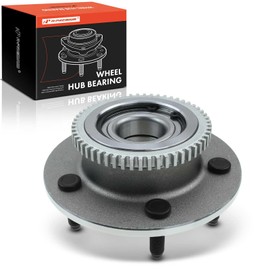A-Premium Front Wheel Bearing and Hub Assembly with ABS Ring & 5-Lug Compatible with Dodge Ram 1500 2000-2001, RWD Only