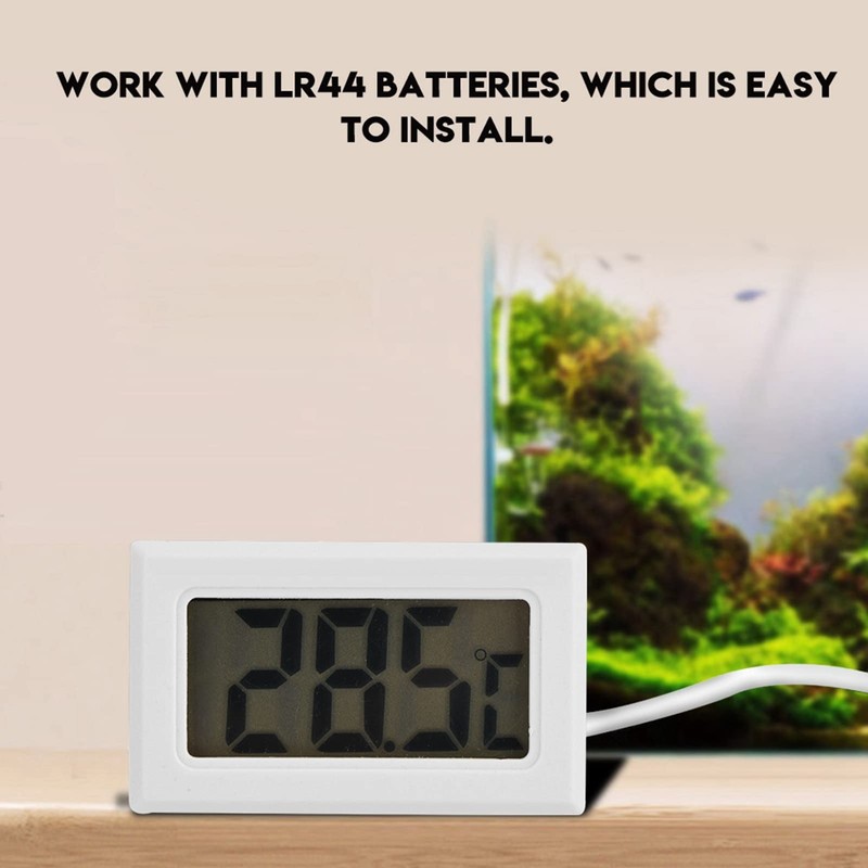 Mini medidor de temperatura digital con pantalla LED con sensor