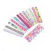 Baluue 50pcs Double Sided Printed Nail Files Eva Nail Grinding