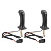 2Pcs 3 Buttons Excavator Joystick Handles, Joystick Handle for Doosan
