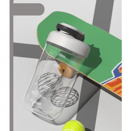 25.4 fl oz (750 ml) Blender Bottle with Water Level Scale Protein Shaker Mixer Shaker Shaker Bottle Cup, Leak Proof, Odor Resistant, Convenient to Carry, Training, Fitness, Exercise, Gym, Outdoor,