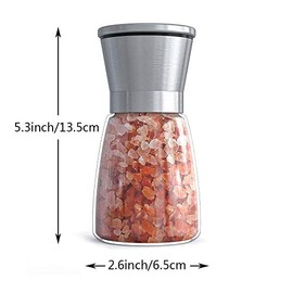 Molinillos de Pimienta, Moledor, Molinillo para Sal y Pimientas, Molinillo de Cocina, Manual Molinillo de Café, Portátil para Viajes Camping