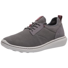 Clarks Men's Step Urban Low Oxford, Grey Textile, 7.5