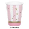 Creative Converting Twinkle Toes Ballerina Paper Party Cups, 9 oz,