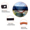 BESTAOO Asas de agarre de barra enrollable para accesorios Ford