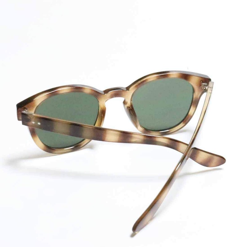 [FashionBerry] デミ×グリーン サングラス 度なしメガネ ファッションメガネ めがね 眼鏡 メンズ レディース 丸