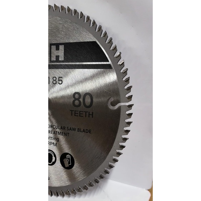 TCT Circular Saw Blade 185mm x 80T x 20mm Bore