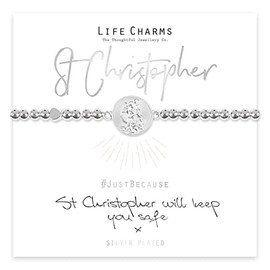 Life Charms St Christopher Will Keep You Safe Bracelet