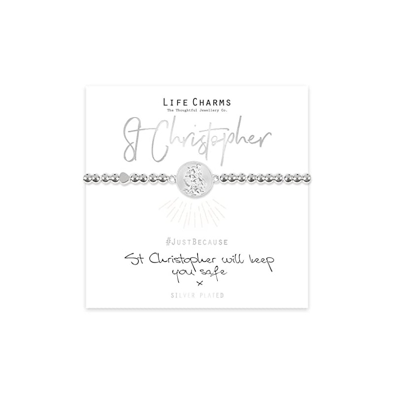 Life Charms St Christopher Will Keep You Safe Bracelet