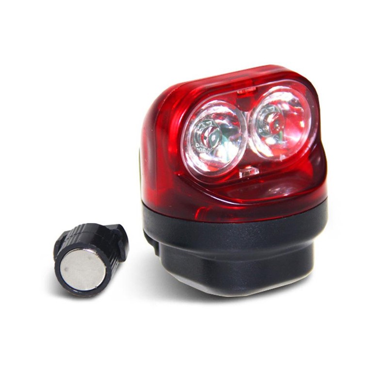 Bike LED Tail Light Self Powered Magnetic Induction Bike Light