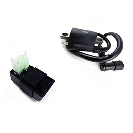 A Set Of Electronic Fitting CDI Box + Ignition Coil Fit For 110cc 150cc 200cc 250cc 300cc ATV Scooter Moped Go kart Dirt bike Eagle Tank TaoTao …