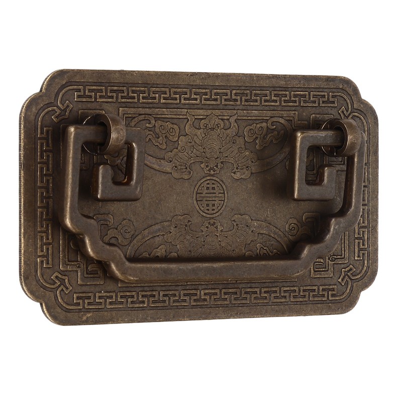 Antique Drawer Handle Tetragonal Bat Handle Antique Chinese Retro Style