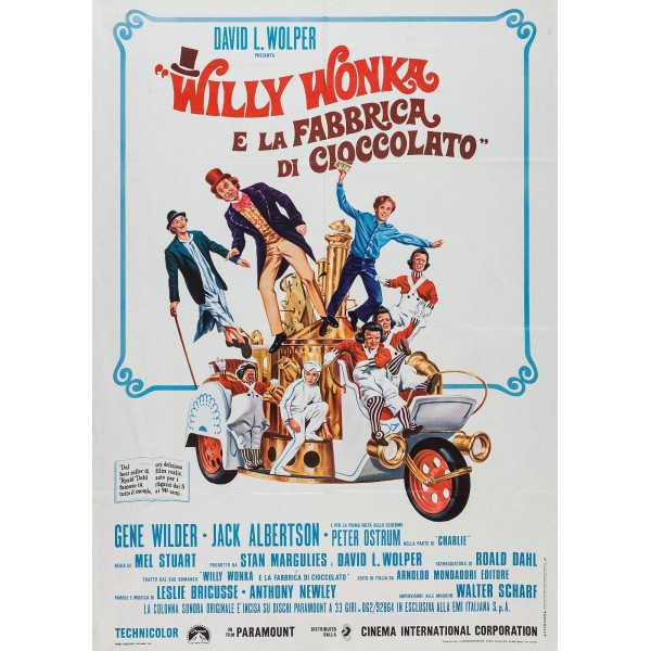 1971 Willy Wonka & The Chocolate Factory Poster 11X17 Oompa