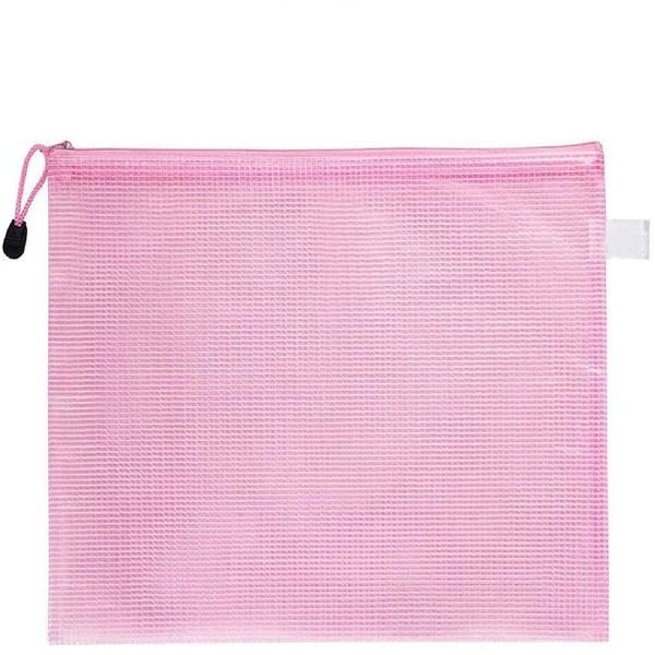 Plastic Wallets B8 File Folder Document Mesh Zipper Bags Zip