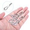 PATIKIL 2mm 1/16 Inch Wire Rope Thimble, 10Pack Cable Thimbles