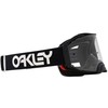 Oakley Airbrake MX Goggles, Black White B1B w Clear