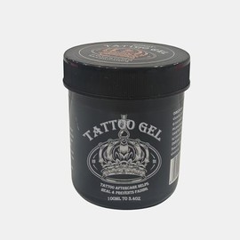 100 ml Tattoo Butter, Tattoo Care, Professional Tattoo Cream, Daily Care and Aftercare for New, Older Tattoos, Radiant Tattoo Colours, Grey