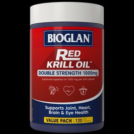 Bioglan Red Krill Oil Double Strength 1000mg 120 Capsules