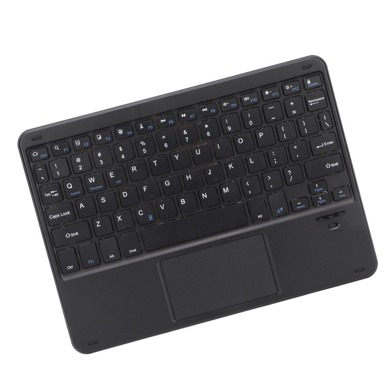 Wireless BT Keyboard Case Magnetic Connection Black USB C Charging