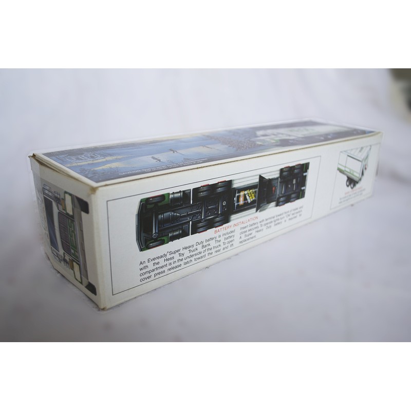 1987 Hess Toy Truck Bank with Barrels