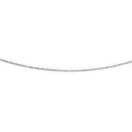 DUR K2527.45 Pea Necklace Rhodium-Plated 925 Sterling Silver 45 cm, Silver