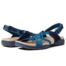 Clarks Amanda Ease , Navy Combi, 10 Medium