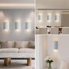 ZEROUNO White Resin Modern LED Wall sconces Wall Lighting Set