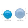 (Blue) Xystus (Jisutasu) Pilates Ball 200 20cm H-9345b
