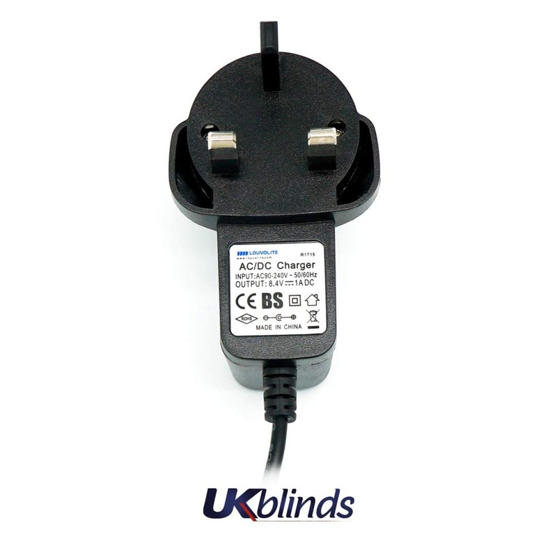 Louvolite Genuine AC/DC OneTouch Motorised Blinds Charger - R1715 (UK