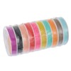 Housweety 10Rolls Mixed Stretch Nylon Elastic Cord 0.8mm(10M Per Roll)