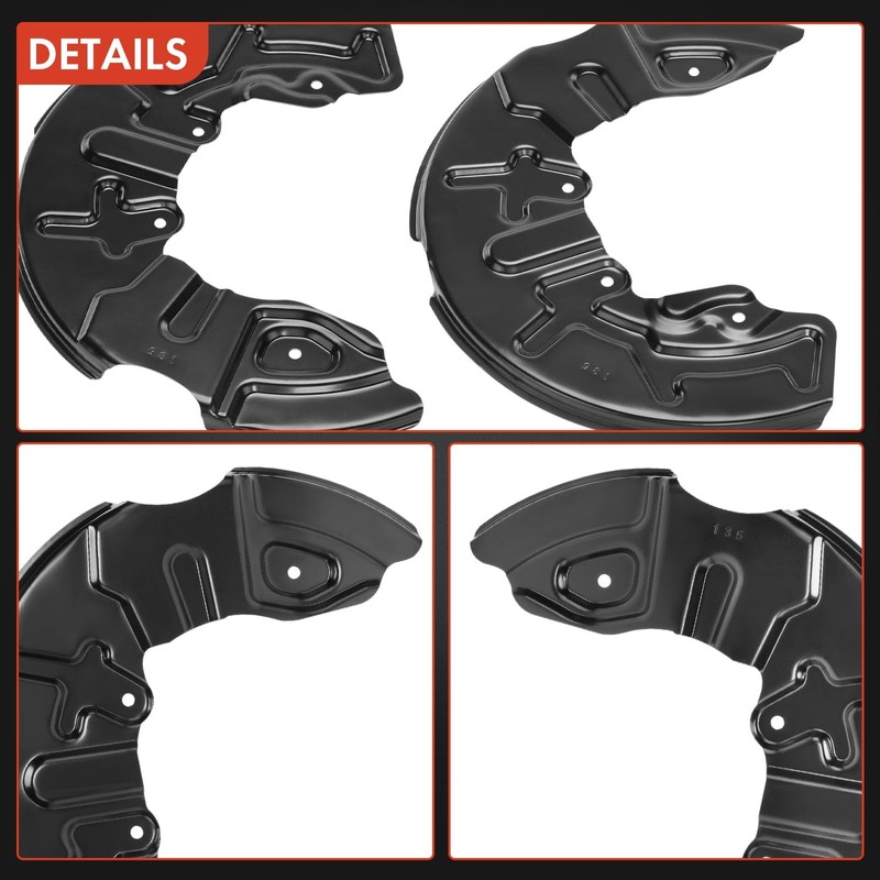 Frankberg 2 x Anchor Plate Cover Plate Front Left Right