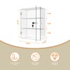 Vynora Acrylic Display Case 3 Tier Clear emovable Display Case