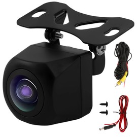 AHD 720P Color HD Reversing Camera, 4K Reverse Camera with Night Vision 170° Wide-Angle Lens Front/Rear View Cameras IP68 Waterproof Backup Cam for Cars Trucks Vans for Most Car Models(RCA Input 12V)