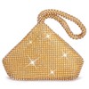 J&G Triangle Rhinestone Ladies Clutch Bag, Evening Bag, Handbag, Wedding