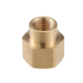 X AUTOHAUX Pressure Washer Connector, M22x1.5 Female to M14x1.5 Female Adapter Brass Screw Hose Connector Replacement Universal for Pressure Washer Quick Connect Brass Copper Tone