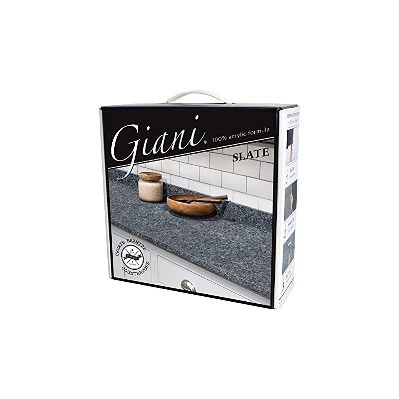Giani Granite Countertop Paint Kit 2.0-100% Acrylic (Slate)