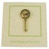 Jim Clift Design Magnifying Glass Gold Lapel Pin - 1