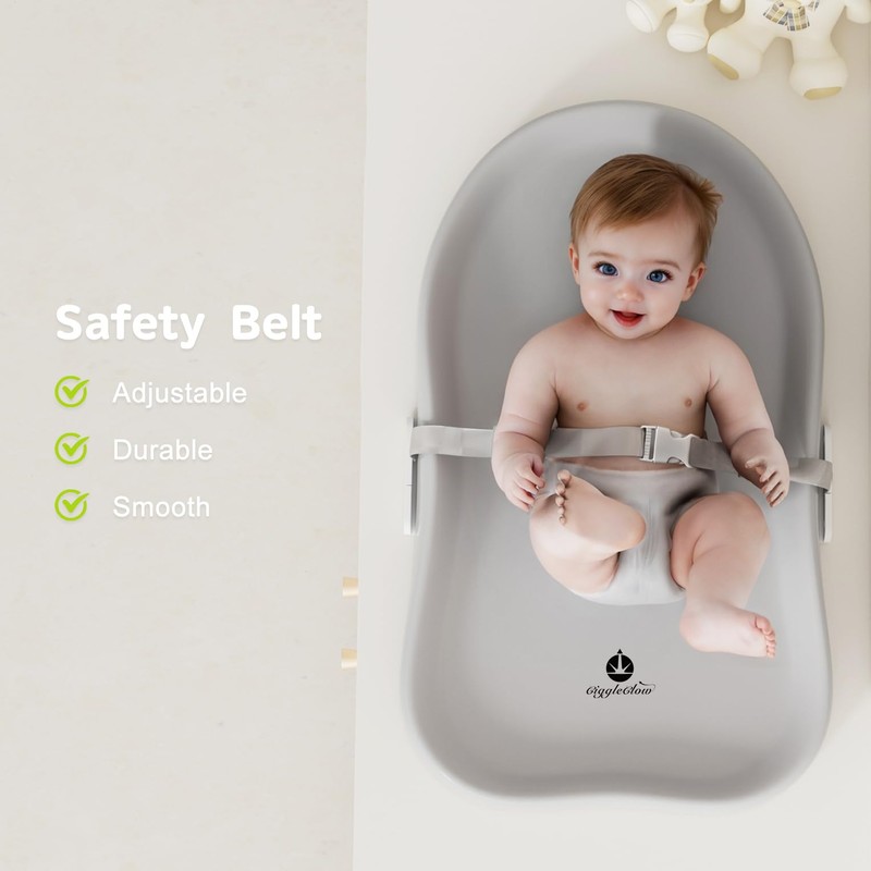 Giggleglow Baby Diaper Changing Pad with Adjustable Belt – Portable,