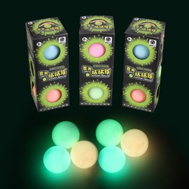 Dream Balls,Glow in The Dark Sticky Balls that Stick to The Ceiling,Stress Relievers for Kids and Adults,Elevated Balls,ASMR Cool Stuff for Teens,Lumi Balls,Stocking Stuffers (3pcs)