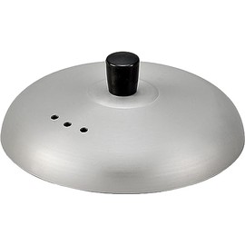 Hokuriku Aluminum Parent-child Pot Lid 6.1 inches (15.5 cm), Made in Japan, Silver