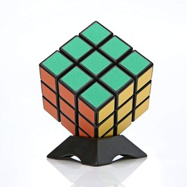 Speed Cube 3x3x3 World Standard Coloring TYLER Sticker Puzzle Rotating Cube with Stand for Competition Only