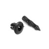 Door Trim Clip, 100pcs 6mm Rivet Motorcycle Fairing Bumper Fastener
